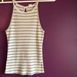 Garage Striped Halter Top